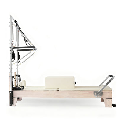 Pilates Reformer with Tower - White