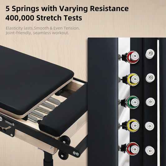 Pilates Reformer with Adjustable Height