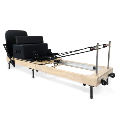 Foldable Pilates Reformer DY10 Black Legs