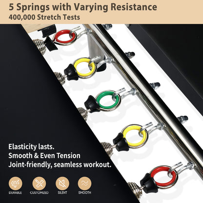 Foldable Pilates Reformer DY10 Black Legs