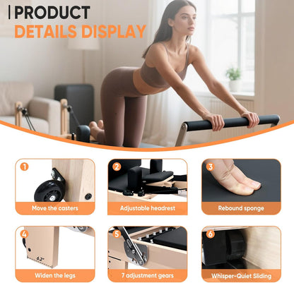 Commercial Pilates Reformer MT07